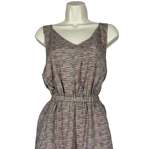 BCBGeneration Mid Mod Print Halter Dress Open Back Sleeveless Casual - M - Picture 2 of 8